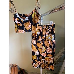 Free People Bright Floral Set
